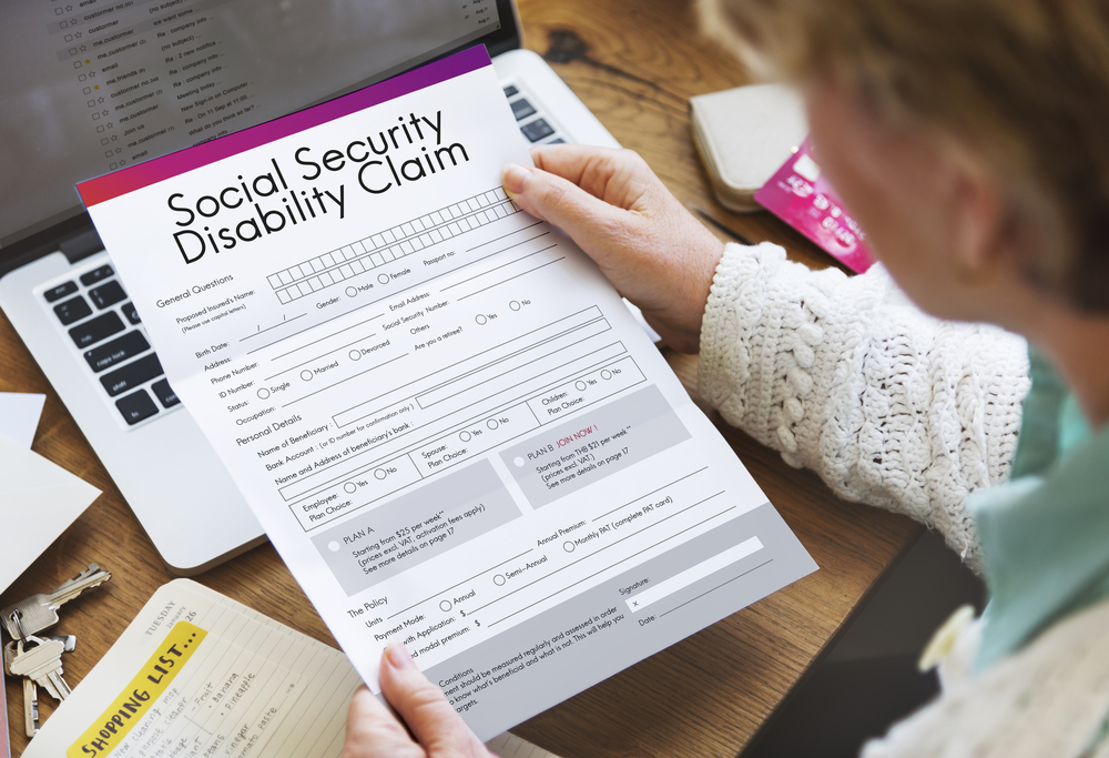 Social Security disability claim paperwork